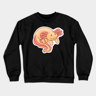 Albino Axolotl | Golden Axolotl Crewneck Sweatshirt